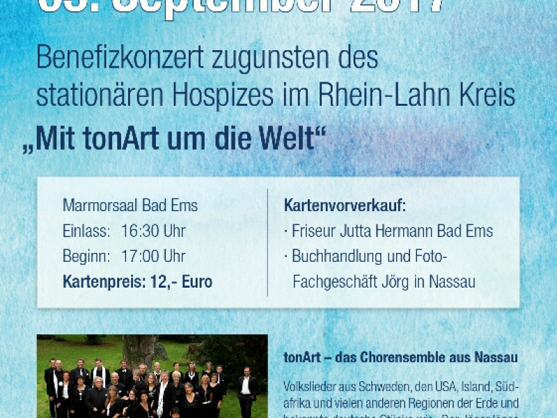 tonArt singt für den guten Zweck