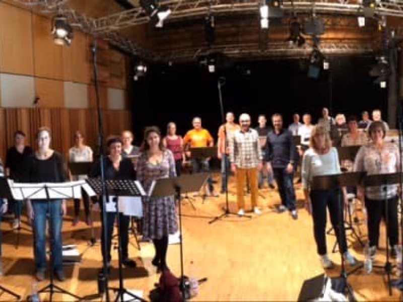 Chor nimmt neue CD auf